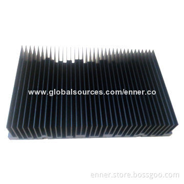 Extrusion/CNC Machined Heatsink, Made of Aluminum, Suitable for Electronic Equipment